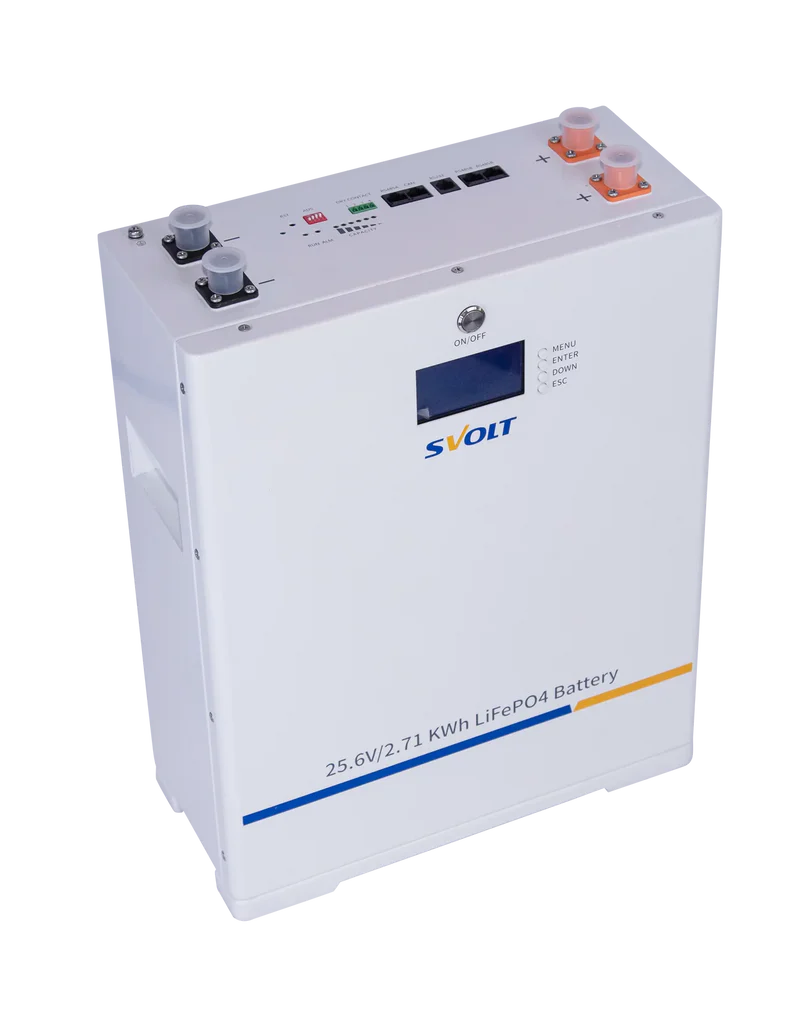 SVOLT 24V 106AH 2.71 KWH A-GRADE LITHIUM BATTERY WITHOUT COMMS CNN2511 (XEA25A)